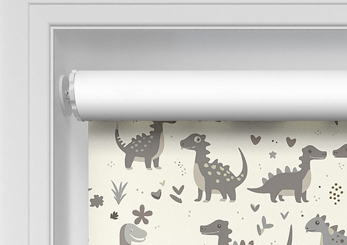 Dino Land, Fossil Grey - Twist&Fit Roller Blind - Image 9